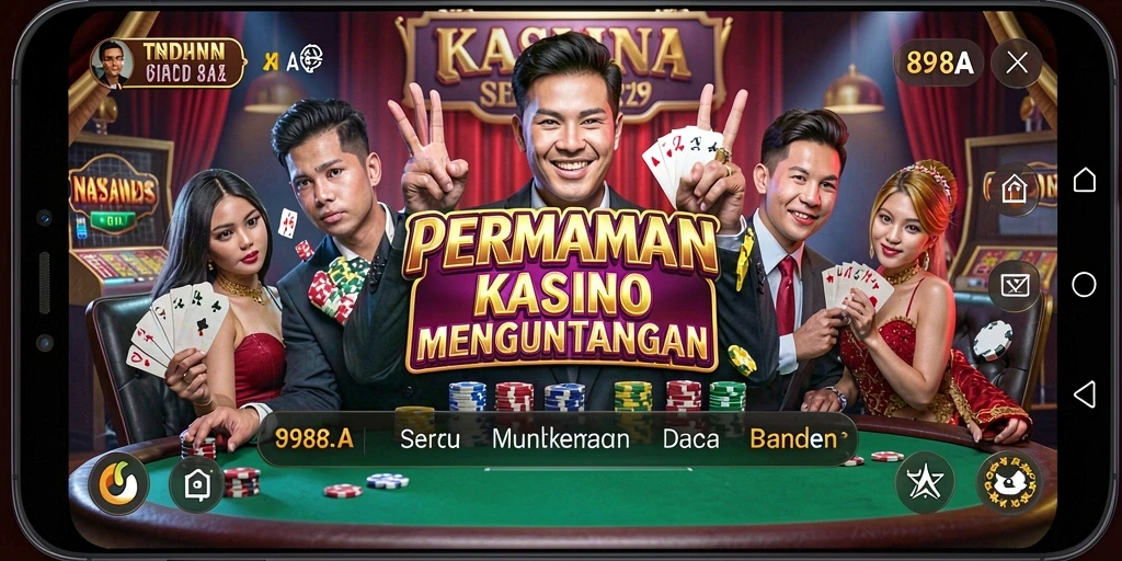 Tampilan permainan Kasino yang menakjubkan di 898A.