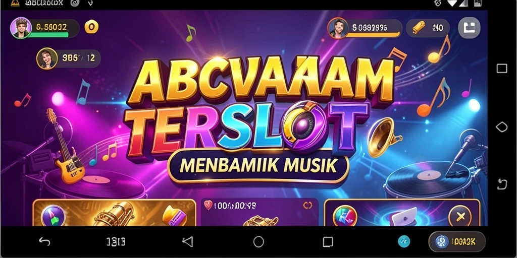 Screenshot gameplay ABCSLOT menampilkan aksi bermain musik yang seru.
