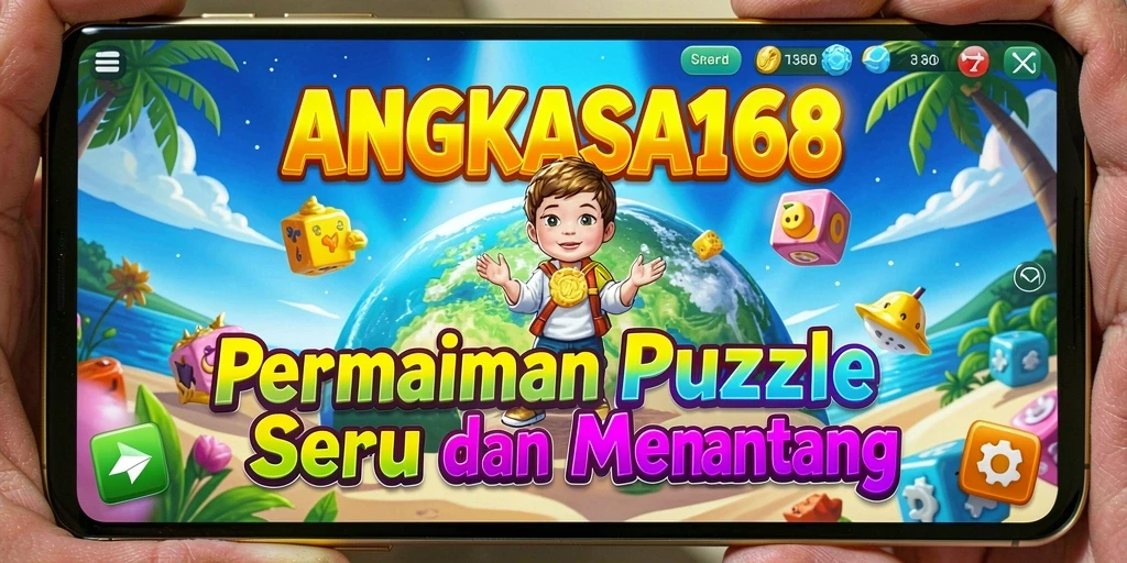 Tampilkan gameplay puzzle yang menarik dan menantang dari ANGKASA168.