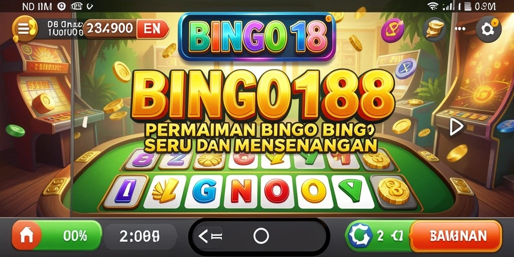 Tampilan menarik gameplay Bingo BINGO188 yang seru.