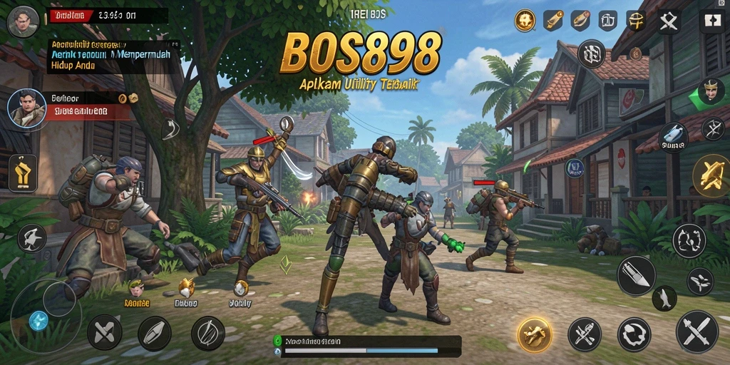 Screenshot menunjukkan antarmuka user-friendly BOS898 yang memudahkan navigasi.