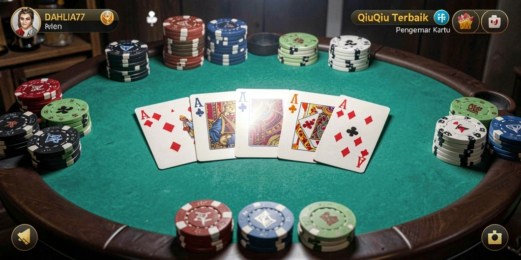 Screenshot gameplay QiuQiu dari DAHLIA77.