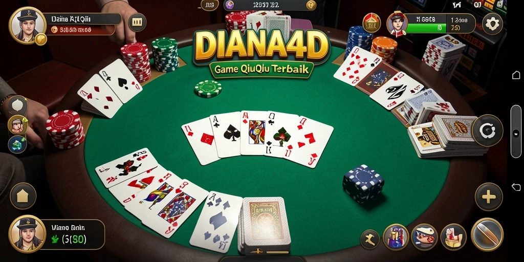 Tampilan gameplay QiuQiu yang mendebarkan di DIANA4D.