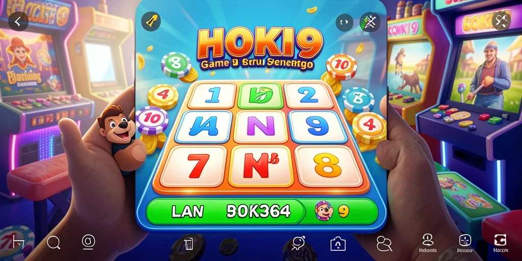 Gameplay HOKI9 yang menyenangkan dengan elemen Bingo yang seru.