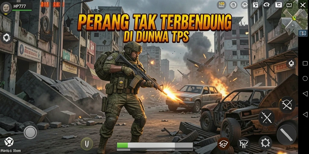 Gameplay seru HP777 dengan aksi tembak-menembak yang intens.