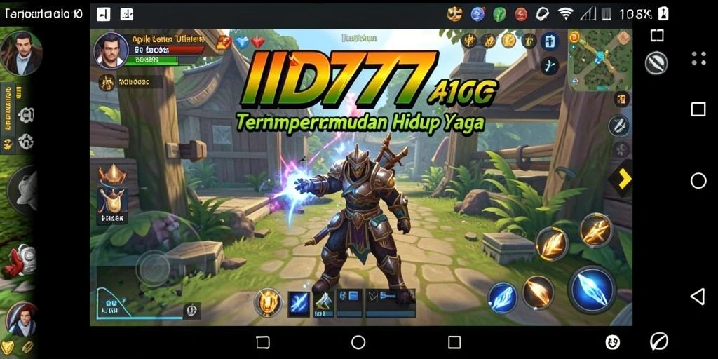 Tampilan antarmuka ID777 yang modern dan fungsional.