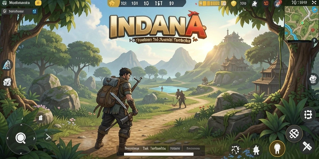 Tampilan gameplay <strong>INDAAA</strong> yang menakjubkan dalam dunia Open World.