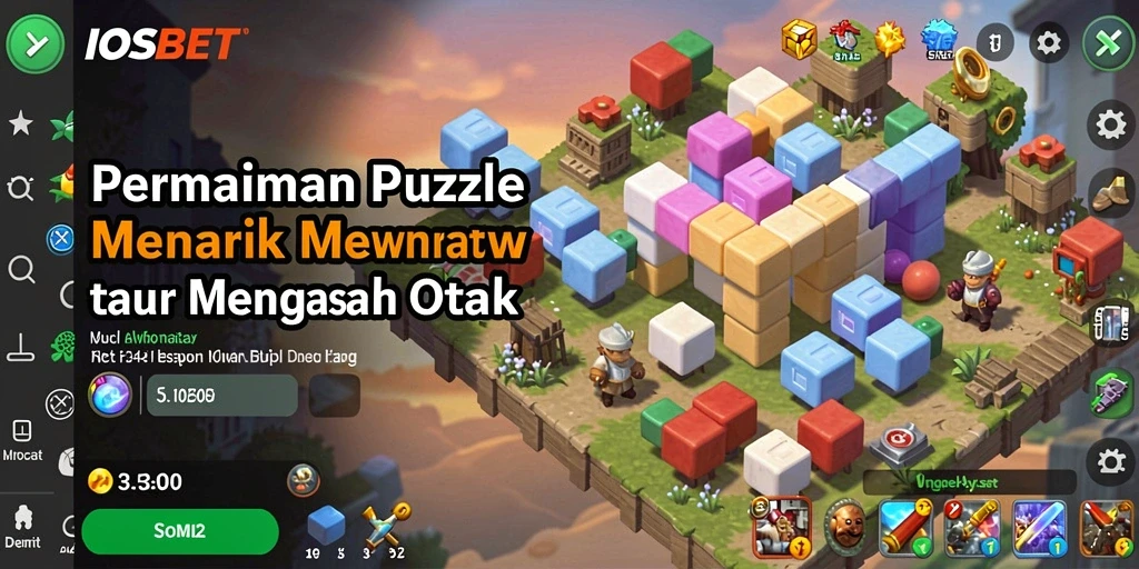Tampilan gameplay IOSBET yang seru dan penuh tantangan Puzzle.