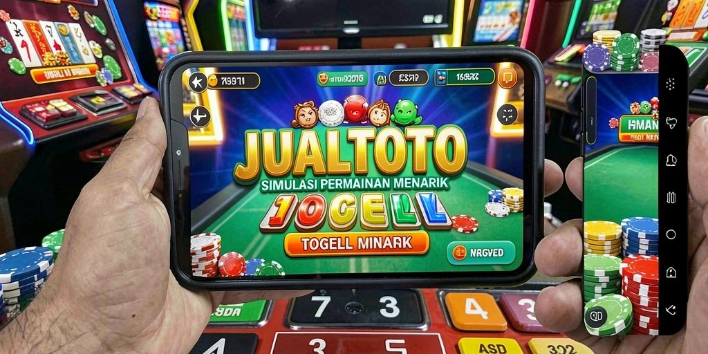 Tangkapan layar menunjukkan gameplay seru JUALTOTO dengan interaksi pemain.
