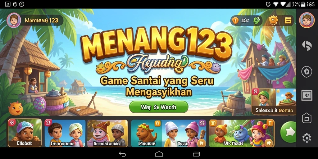 Tampilan menarik dari gameplay <strong>MENANG123</strong> yang penuh warna.