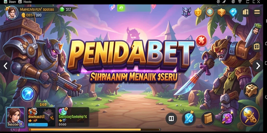 Tampilan gameplay menarik dari PENIDABET, menunjukkan interaksi karakter.