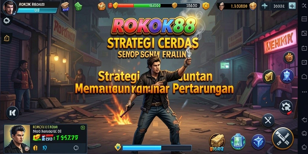 Tampilan gameplay ROKOK88 dengan strategi mendalam dan grafis menarik.