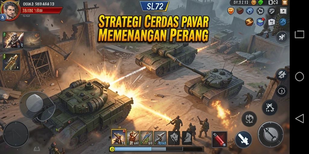 Tangkapan layar SL72 menampilkan pertempuran strategi yang intens dan mendebarkan.