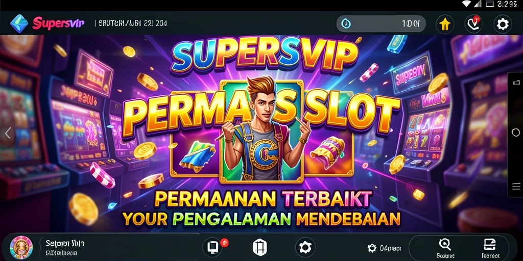 Screenshot gameplay SUPERSVIP menampilkan visual menarik dari mesin slot yang penuh aksi.