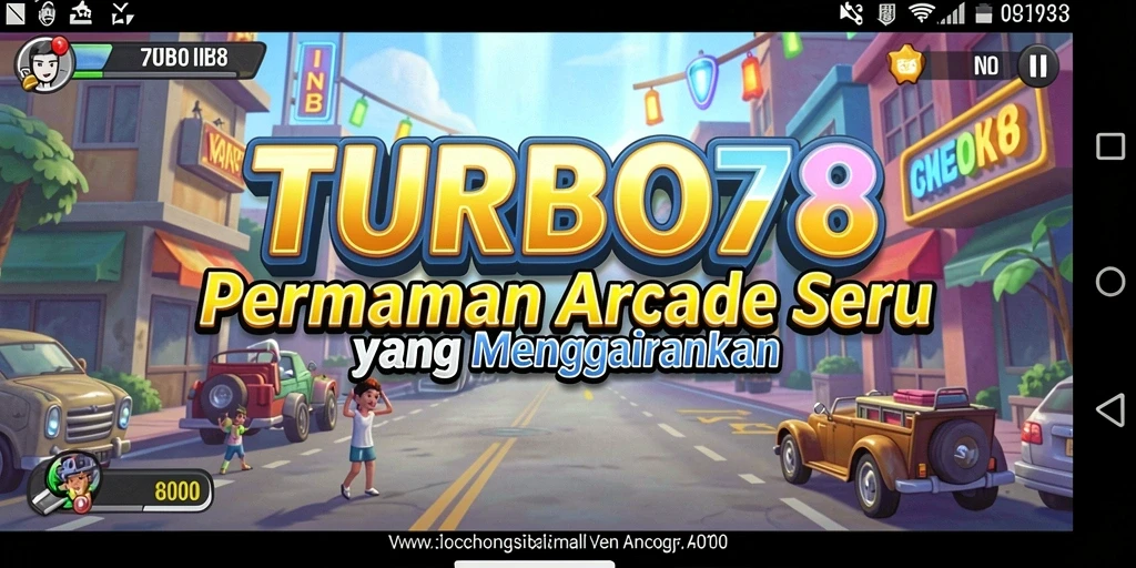 Tampilan gameplay seru TURBO78 dalam aksi penuh warna.