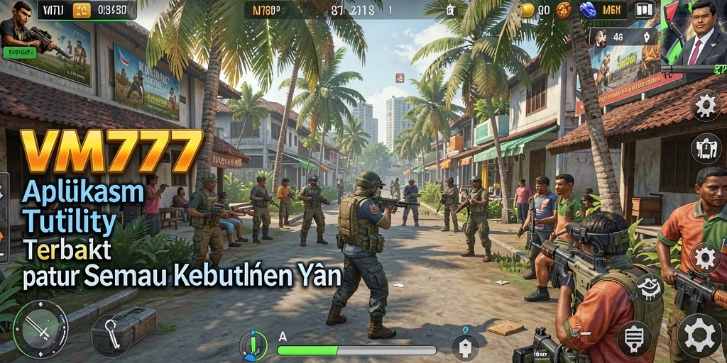 Tampilan screenshot utama VM777 yang menunjukkan antarmuka aplikasi Utility.