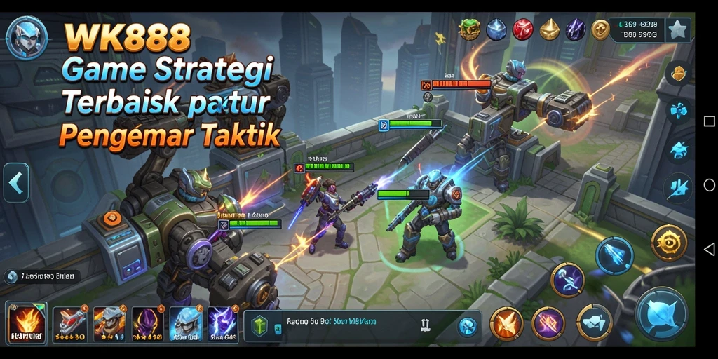 Tampilan gameplay WK888 yang strategis dan mendebarkan.