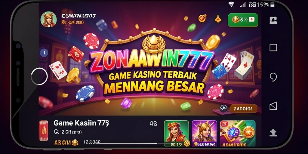Screenshot gameplay ZONAWIN777 menampilkan berbagai permainan kasino yang menarik.